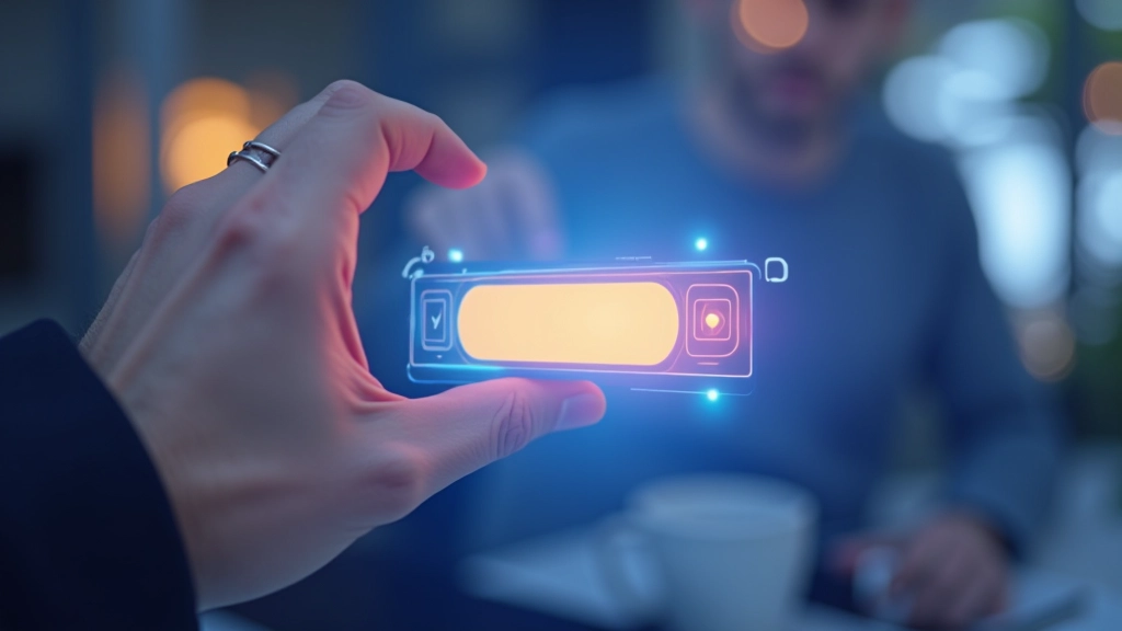 Interface avec bouton animé et micro-interaction de feedback