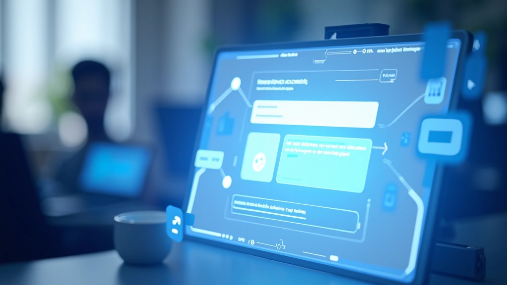 Capture d'écran d'une interface utilisateur avec des micro-interactions visuelles, boutons interactifs et retours animés